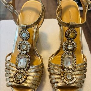 Brand New Wedges By ANTONIO MELANI - Size 6M - Wedge Height 4.5 Inches - Box 1A